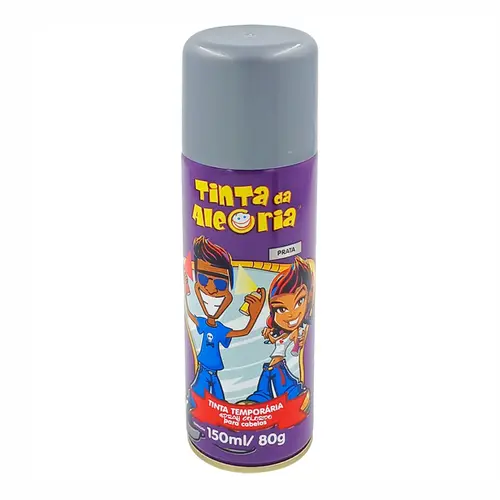 TINTA TEMPORARIA PRATA TINTA DA ALEGRIA 150ML