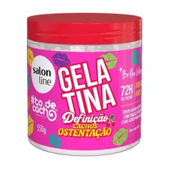 GELATINA CACHOS OSTENTAÇÃO SALON LINE 550G