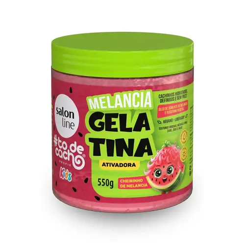 GELATINA ATIVADORA MELANCIA SALON LINE 550G