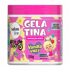 GELATINA DEFINICAO DOCE VANILLA VIBES BAUNILHA SALON LINE 550G