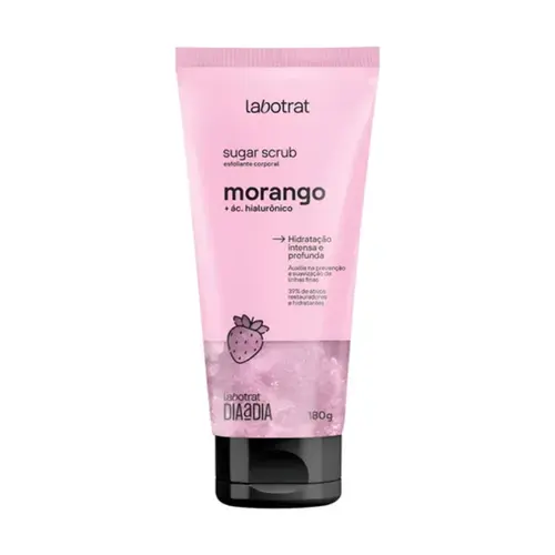 ESFOLIANTE CORPORAL SUGAR SCRUB MORANGO LABOTRAT 180G