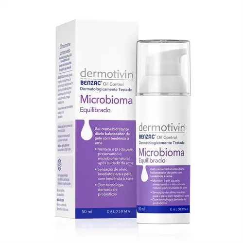 HIDRATANTE OIL CONTROL MICROBIOMA DERMOTIVIN 50ML