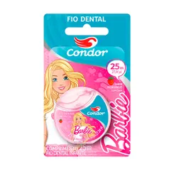 FIO DENTAL INFANTIL MORANGO 25 METROS BARBIE CONDOR REF-3407