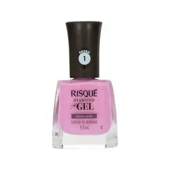 ESMALTE CUPCAKE MORANGO DIAMOND GEL RISQUE 9,5ML