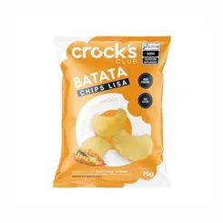 BATATA CHIPS LISA FRANGO GRELHADO CROCKS CLUB 76G