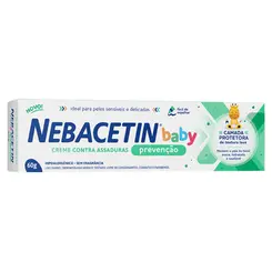 CREME PARA ASSADURAS PREVENÇÃO BABY NEBACETIN 60G