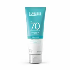 PROTETOR SOLAR FACIAL 70FPS TOQUE SECO SUNLESS 60G