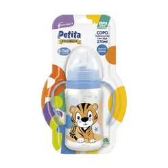 COPO COM ALÇA CRISTAL AZUL PETITA 270ML 6105