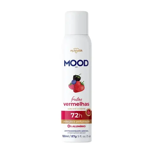 DESODORANTE AEROSSOL FRUTAS VERMELHAS MOOD MY HEALTH 150ML