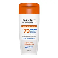 PROTETOR SOLAR 70 FPS HELIODERM 200ML