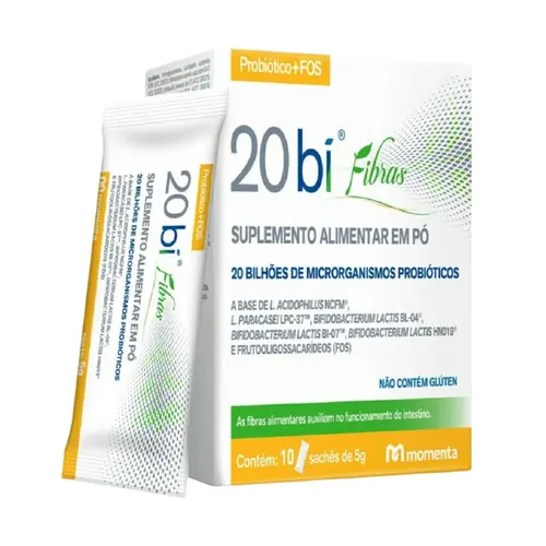 SUPLEMENTO ALIMENTAR EM PO 20 BI FIBRAS COM 10 SACHES 5G