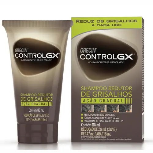 SHAMPOO REDUTOR GRISALHOS CONTROL GX GRECIN 118ML