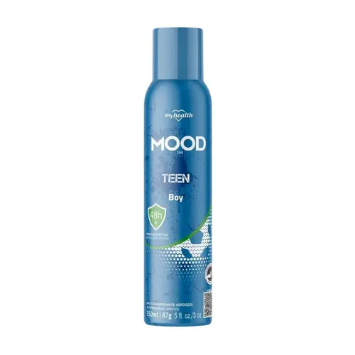 DESODORANTE AEROSSOL TEEN BOY MOOD MY HEALTH 150ML