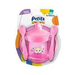 KIT REFEIÇÃO ROSA PREMIUM PETITA 7720