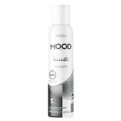 DESODORANTE AEROSSOL INVISIBLE MOOD MY HEALTH 150ML