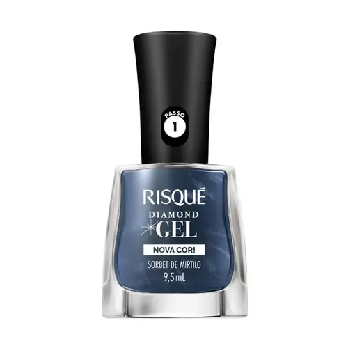 ESMALTE SORBET MIRTILO DIAMOND GEL RISQUE 9,5ML