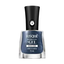 ESMALTE SORBET MIRTILO DIAMOND GEL RISQUE 9,5ML