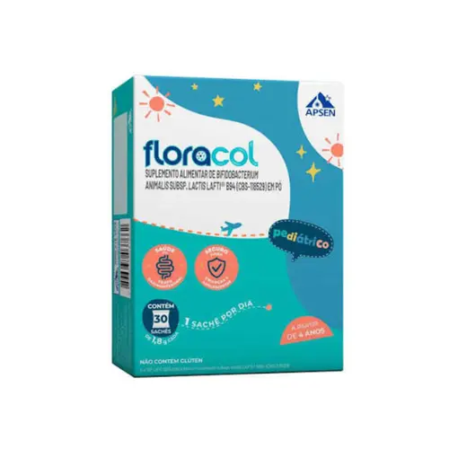 FLORACOL PEDIATRICO COM 30 SACHES 1,8G CADA