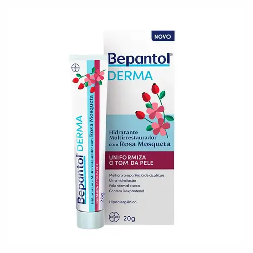 HIDRATANTE MULTIRRESTAURADOR ROSA MOSQUETA DERMA BEPANTOL 20G