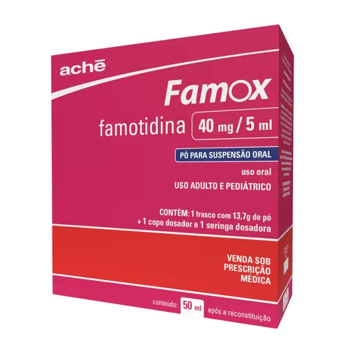 PO PARA SUSPENSAO ORAL 40MG/5ML FAMOX 50ML