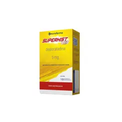 SUPERHIST ODT 5MG COM 10 COMPRIMIDOS