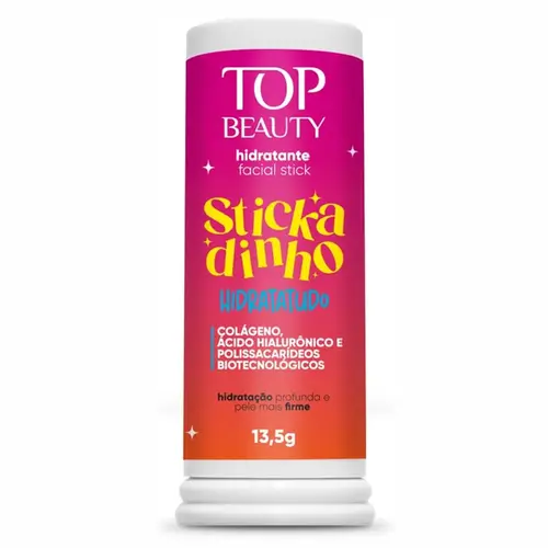 HIDRATANTE FACIAL STICKADINHO HIDRATATUDO TOP BEAUTY 13,5G