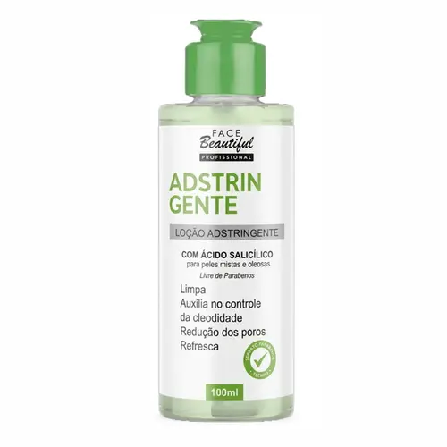 LOCAO ADSTRINGENTE COM ACIDO SALICILICO FACE BEAUTIFUL 100ML