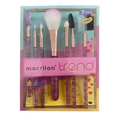 KIT PINCEL TREND COM 7 UNIDADES MACRILAN MT09