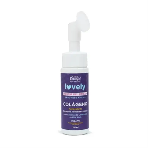 MOUSSE DE LIMPEZA FACIAL COLÁGENO LOVELY BEAUTIFUL 150ML