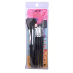 KIT PINCEIS TREND COM 5 UNIDADES MACRILAN MT04