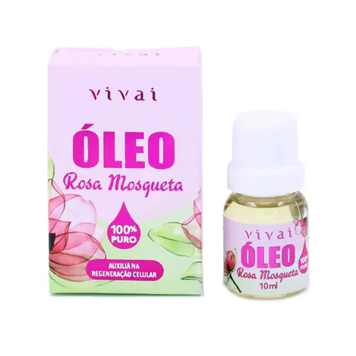 ÓLEO ROSA MOSQUETA 100% PURO VIVAI 10ML