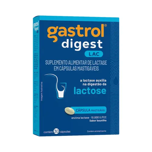 LACTOSE COM 30 CAPSULAS GASTROL DIGEST LAC