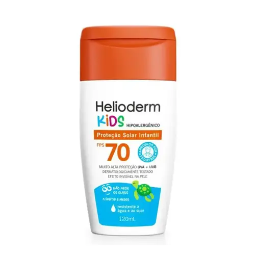 PROTETOR SOLAR 70 FPS KIDS HELIODERM 120ML