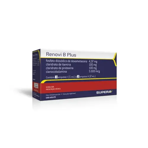 RENOVI B PLUS COM 3 AMPOLAS 1ML E 3 AMPOLAS 2ML