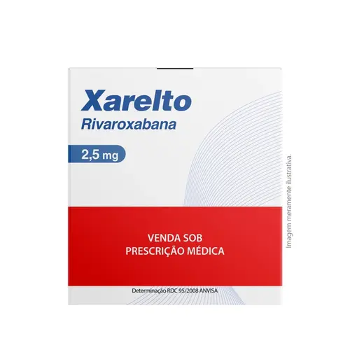 XARELTO 2,5MG COM 30 COMPRIMIDOS REVESTIDOS DAUDT LABORATORIO