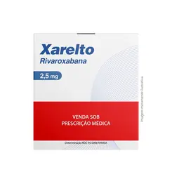 XARELTO 2,5MG COM 30 COMPRIMIDOS REVESTIDOS DAUDT LABORATORIO