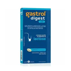 LACTOSE COM 8 CAPSULAS GASTROL DIGEST LAC