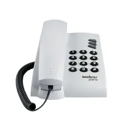 TELEFONE COM FIO PLENO COM CHAVE CINZA INTELBRAS