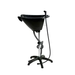 LAVATORIO PORTATIL PRETO PÉ FIXO SANTA CLARA REF-4627