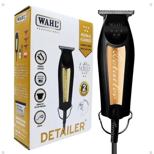 MAQUINA DE ACABAMENTO PRETO E DOURADO DETAILER WAHL
