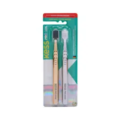 KIT ESCOVA DE DENTE COM 2 UNIDADES GOLD E PRATA 10000 KESS