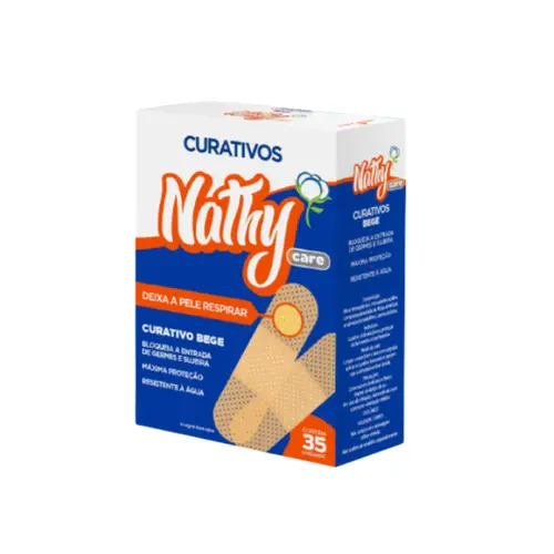 CURATIVO BEGE COM 35 UNIDADES NATHY