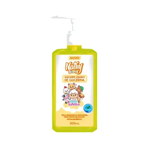 SABONETE LÍQUIDO GLICERINA TURMA DA FOFINHA BABY NATHY 500ML