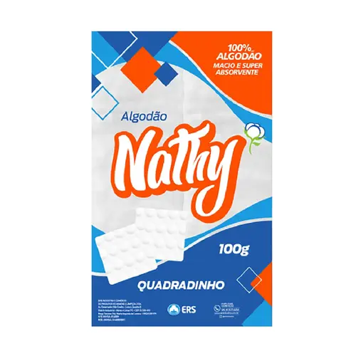 ALGODÃO QUADRADINHO NATHY 100G
