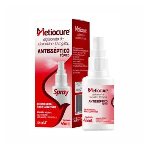 SPRAY ANTISSEPTICO 10MG/ML METIOCURE 45ML