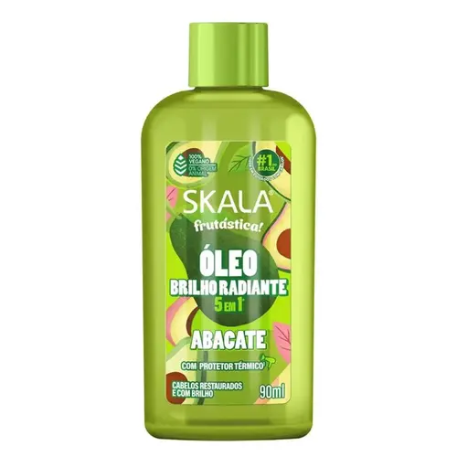 OLEO BRILHO RADIANTE 5 EM 1 ABACATE FRUTASTICA SKALA 90ML
