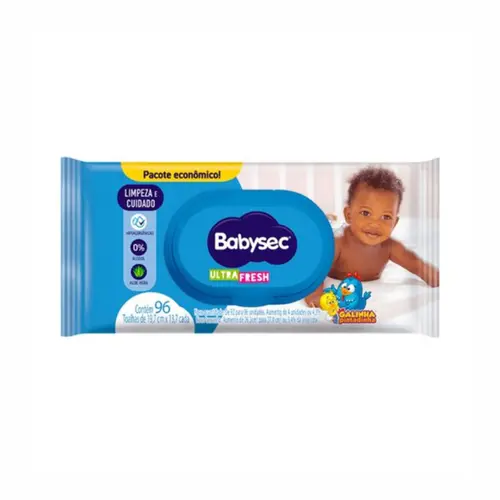 LENCO UMEDECIDO COM 96 UNIDADES BABYSEC