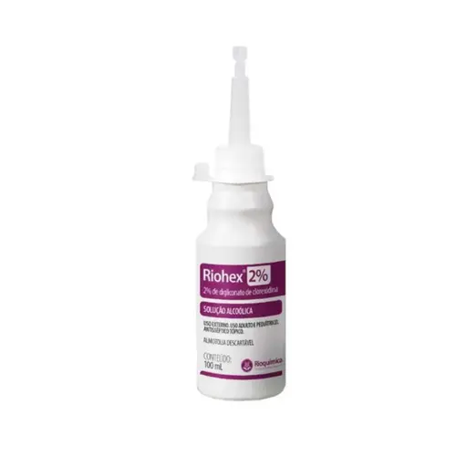RIOHEX 2% SOLUCAO ALCOOLICA 100ML