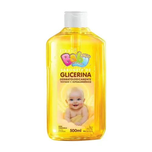 SABONETA LIQUDO DE GLICERINA CAMOMILA BABY MURIEL 500ML