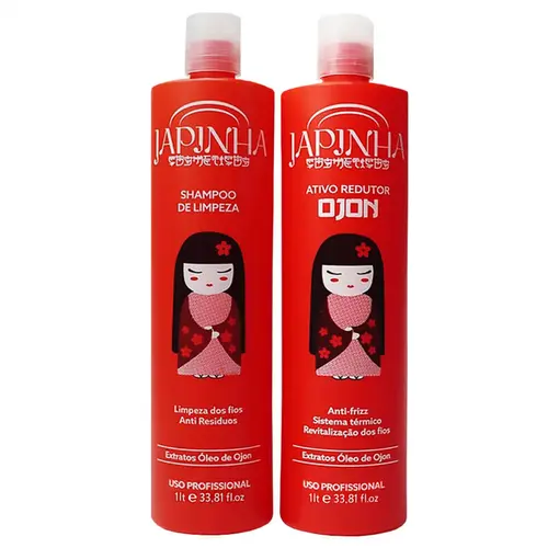 KIT SHAMPOO DE LIMPEZA E ATIVO REDUTOR OJON JAPINHA 1L